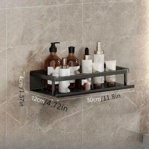 High Quality Bathroom Rack, Wall Mounted Toilet Organizer, Shelf, Storage
